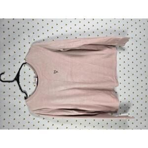 Victorias Secret RARE OPEN BACK Velour Long sleeve sweater shirt MEDIUM